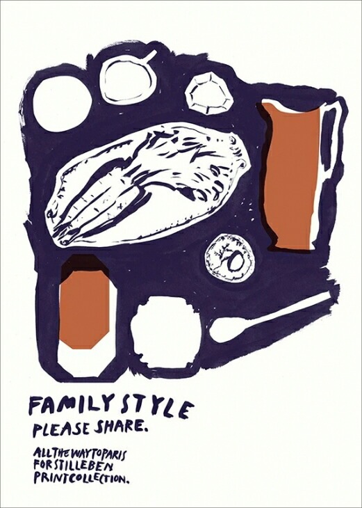 STILLEBEN CARROTS TO SHARE - BLUE No.95 (ALL