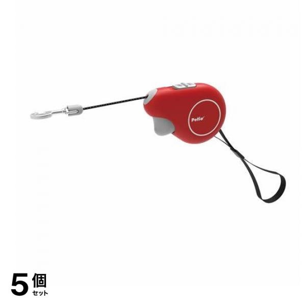 ペティオ リールリード ハンディ レーヴェ 超小型犬用 レッド 3m (W50714) 5個セット 8,094円