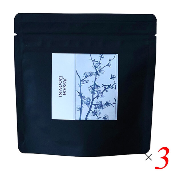 ナナシアン Assam Doomni FTGFOP1 (非水百花譜・春を待つ花) 30g [bare leaf] 3個セット