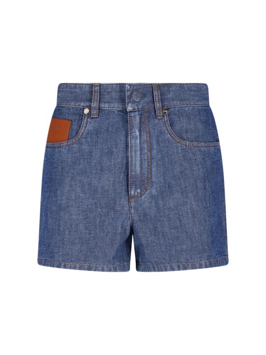 FENDI Women Denim Pants FLP861 AW8H F0QB0 Blue