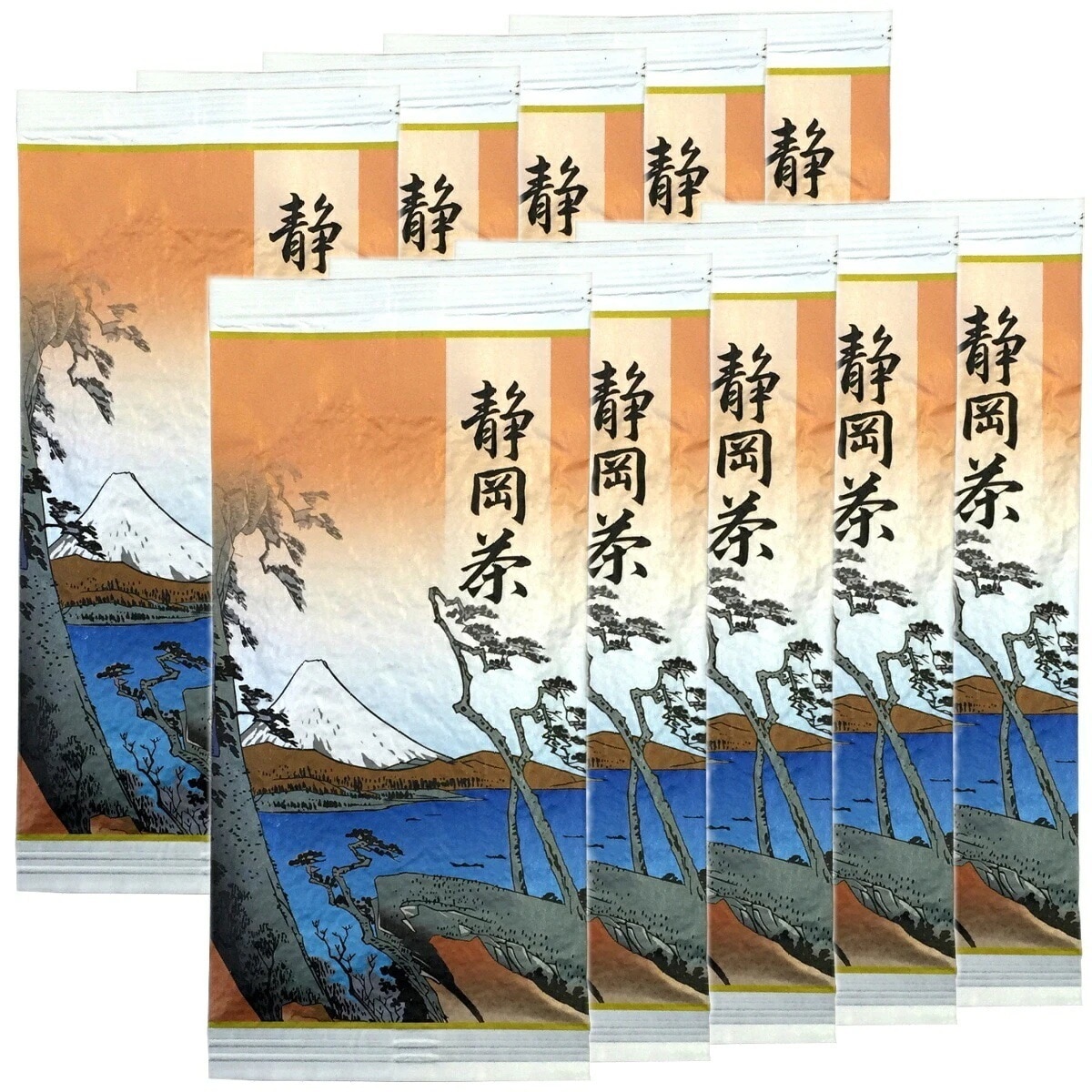 日本茶 お茶 茶葉 静岡茶 赤 100g10袋セット 掛川茶 国産 緑茶 ギフト 父の日 御中元 2026 プチギフト お茶 内祝い プレゼント 還暦祝い 男性 女性 父 贈り物 引越