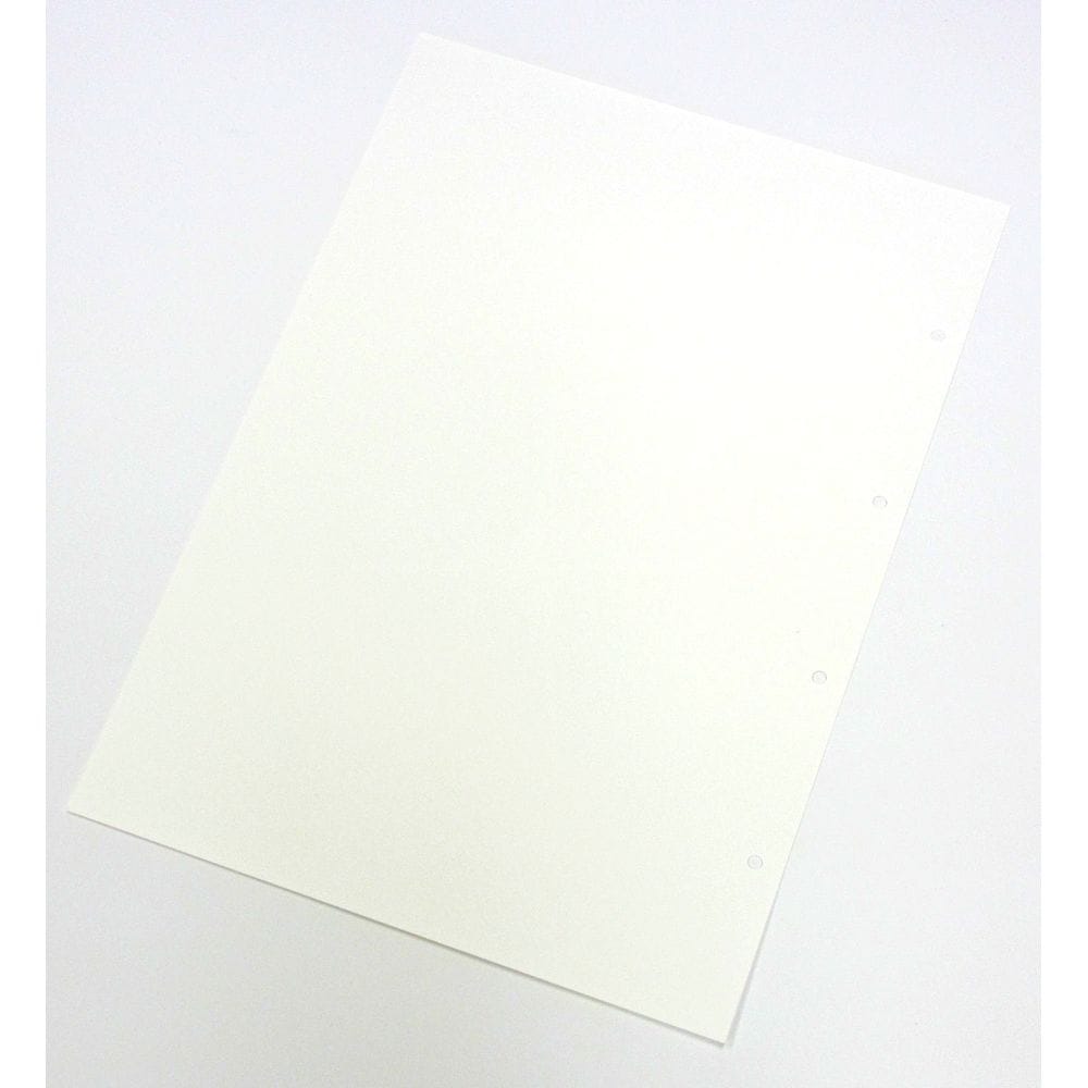 （まとめ買い）八切ペーパー単品画用紙 4穴 100枚 3454 [x3セット]