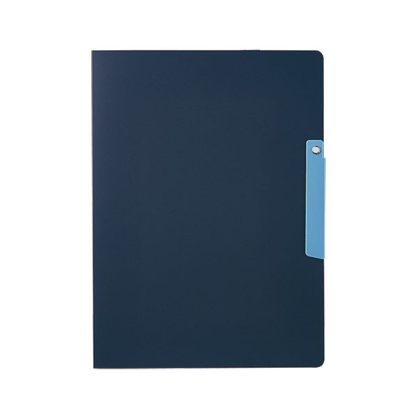 (まとめ）セキセイ セパル クリップインファイルダブル A4（見開きA3） ネイビーブルー SEL-2888-15 1冊(×30セット)
