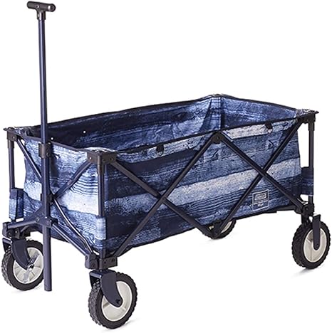 キャリーカート アウトドアワゴン 耐荷重約100kg ストッパー付 コンパクト収納