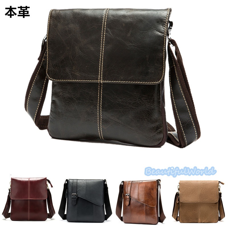 ショルダーバッグ 本革　メンズ 肩掛けバッグ 斜めがけバッグ 軽量 ショルダー 多収納 便利 おしゃれ 鞄 カバン