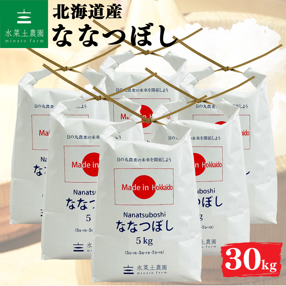 ななつぼし 精米 30kg 北海道産 令和7年産 選べるお試し袋付き