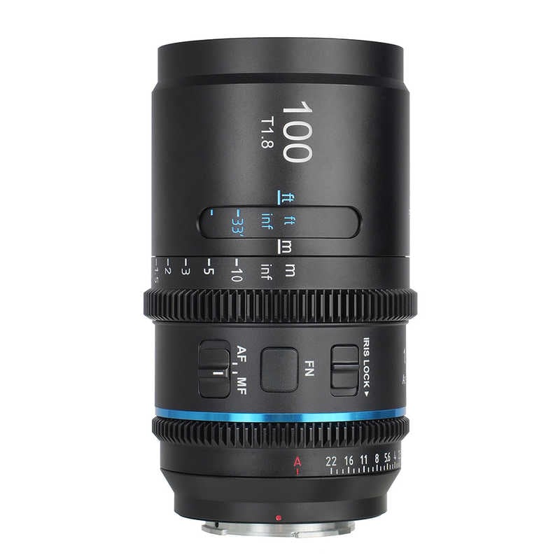 SIRUI　Astra オートフォーカス アナモルフィックシネレンズ 100mm T1.8 1.33x Full Frame/ブルーフレア ［ライカL / 単焦点レンズ］　AST-100-LB-JP