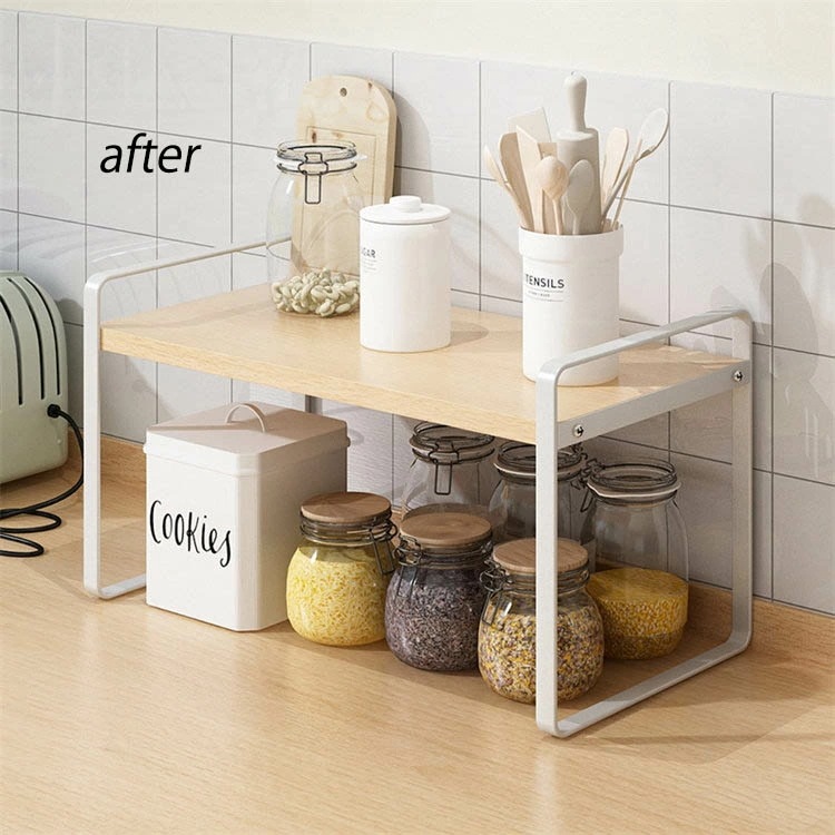 【限定激安】キッチン 収納 スパイスラック 調味料ラック キッチン収納 小物 カウンター上収納 コンロ奥ラック スリムラック スリム キッチンラック 隙間収納