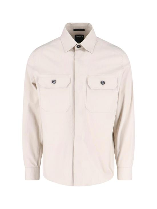 ERMENEGILDO ZEGNA Men Shirts RUHV16A3 SOT8B N01G White