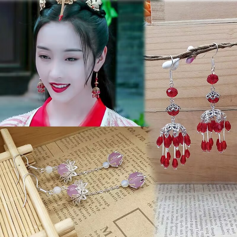 Qoo10] 中国人気ドラマ 「陳情令」宮廷女性ピアス
