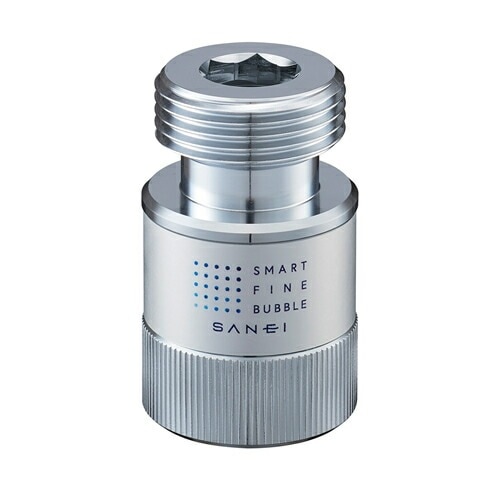 三栄水栓【SANEI】サンエイ ウルトラファインバブル発生装置内蔵 洗濯機用アダプター PM100-20【簡単設置】