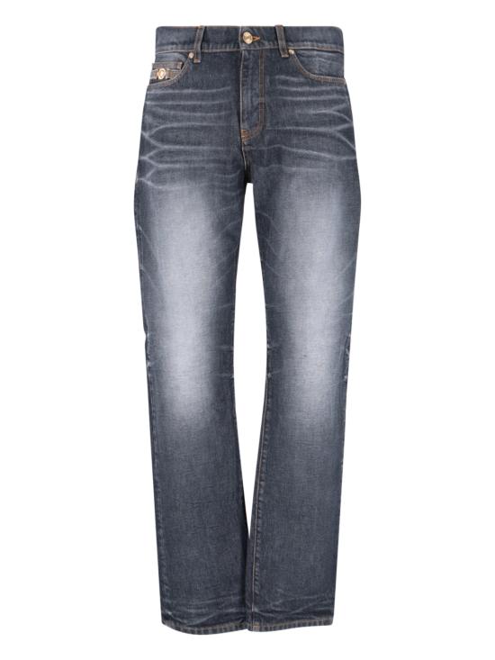 VERSACE Men Denim Pants 1019462 1A15197 1D810 Blue