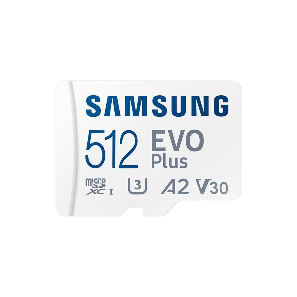 Samsung EVO Plus 512GB MicroSDメモリーカード (2024) + SDアダプター