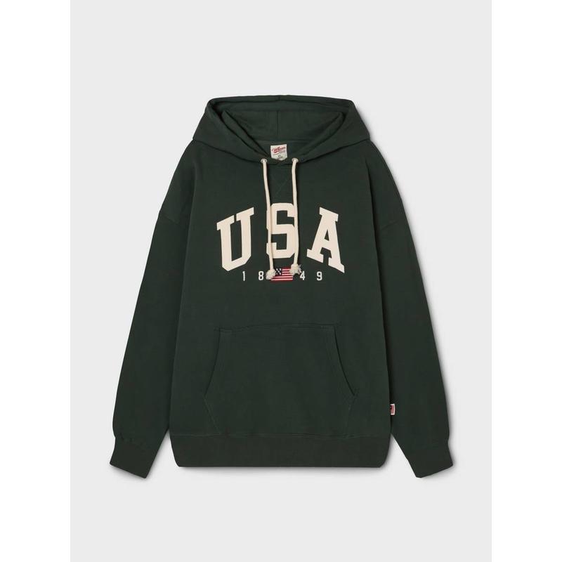 USAロゴフーディー（起毛）（WHMHF4T91U）