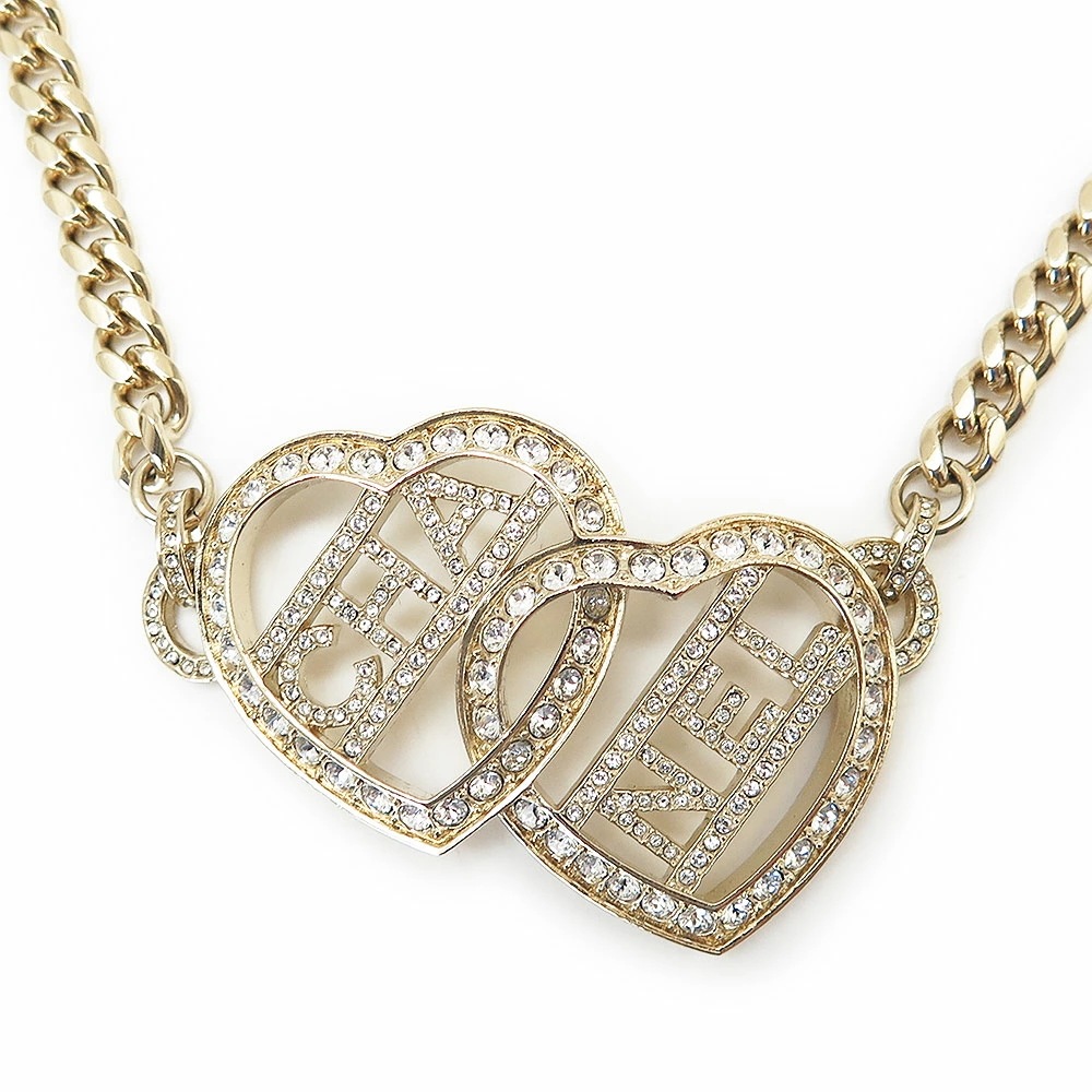 ネックレス レディース チョーカー アクセサリー ハート ロゴ ゴールド クリア ABB646 115,500円