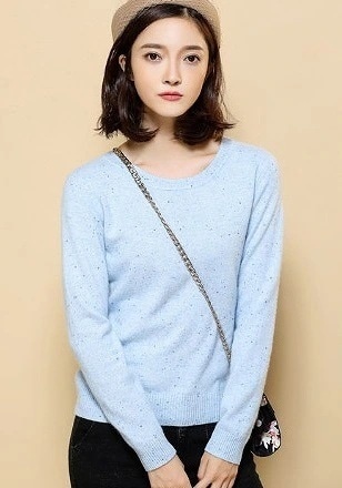 レディース長袖ラウンドネックすっきりシンプルおしゃれエレガントカジュアルお出かけデートデイリー普段着