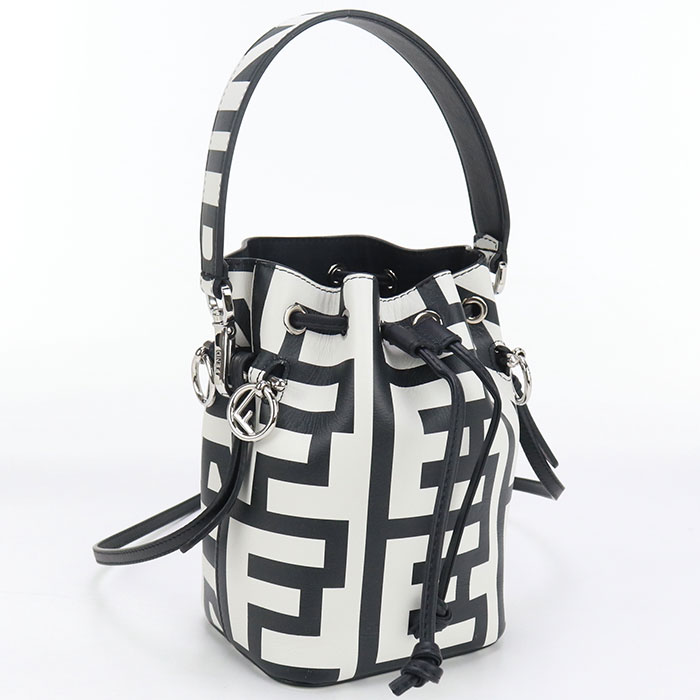 ミニ モントレゾール マークジェイコブスコラボ 8BS010 AMWV 斜め掛け ショルダーバッグ レザー ホワイト【中古】 レディース