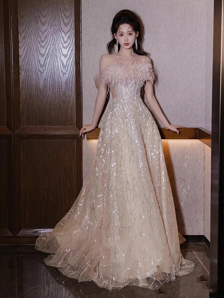 パーティードレス イブニングドレス ドレス新しい女性パーティー気質カクテルドレス