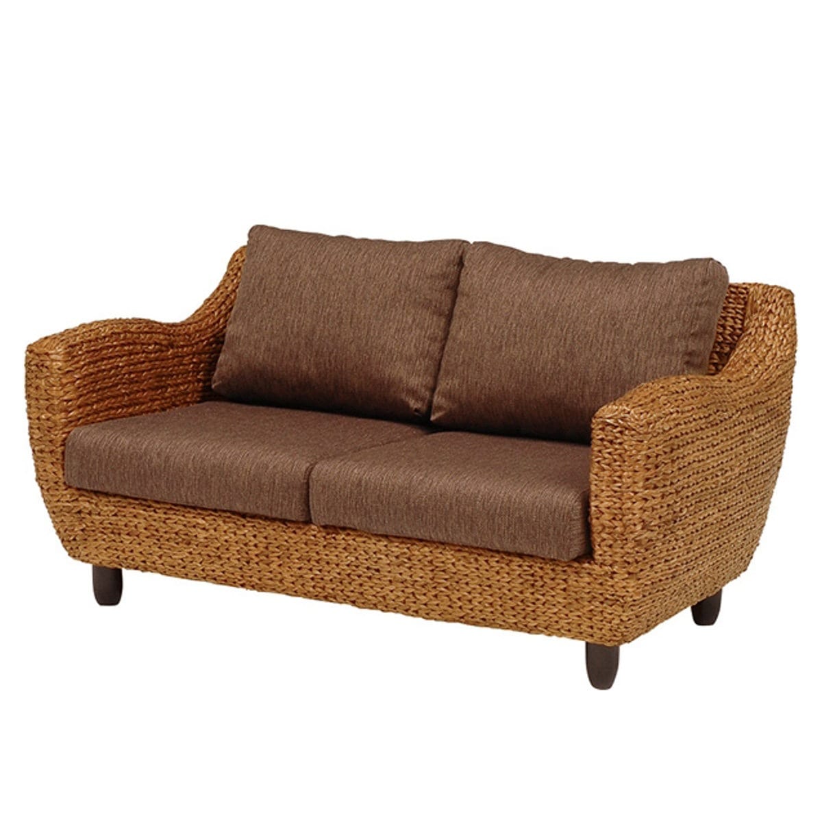 ソファ 座面高38cm 2人掛け 完成品 ウォーターヒヤシンス ROSEMARY ソファー ホテイアオイ 二人掛け アジアンテイスト インテリア おしゃれ 天然素材 屋内