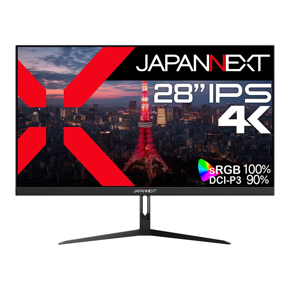 JAPANNEXTジャパンネクスト 液晶ディスプレイ(28型/IPS(AAS)/4K 3840×2160/75Hz/2ms)(ブラック) JNIPS28U