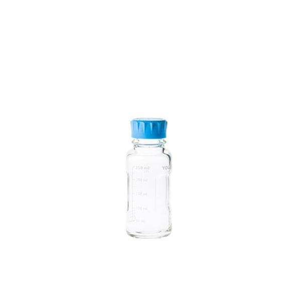 [柴田科学]ユーティリティーねじ口びん 水キャップ付 250mL[4個]
