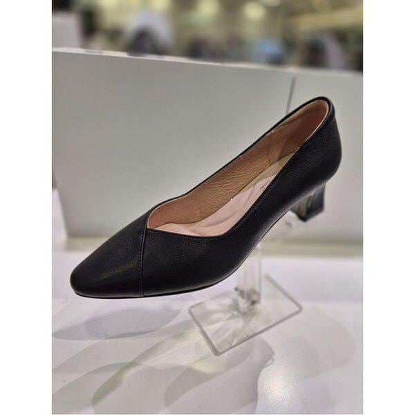 女性セミポイントトゥパンプス5CM(PFEFHP599BK) (P003697509)