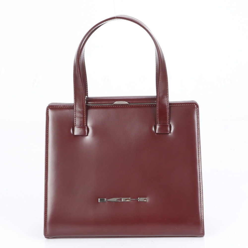 美品 トップハンドル フォーマル レザー ハンドバッグ トート レディース RCE CI23-4 中古 14,668円