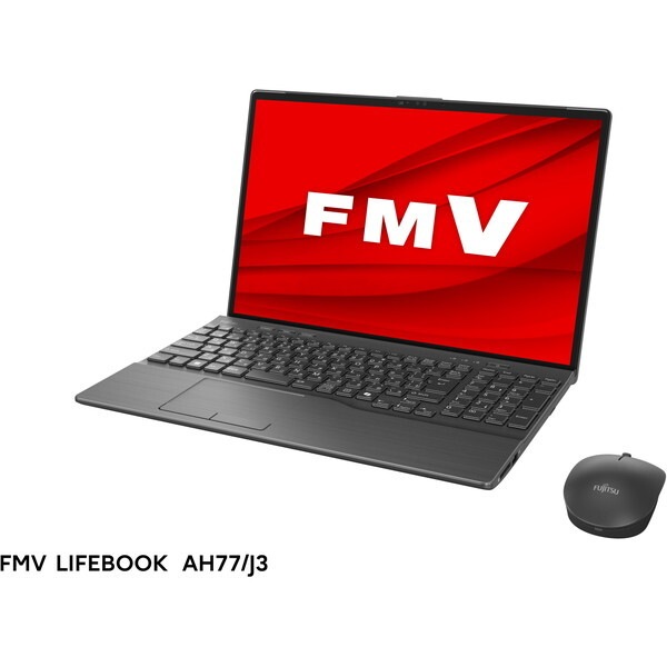 FMVA77J3B ブライトブラック FMV LIFEBOOK AH77/J3 ノートパソコン 16型 / Win11 Home / ブルーレイドライブ / Office搭載