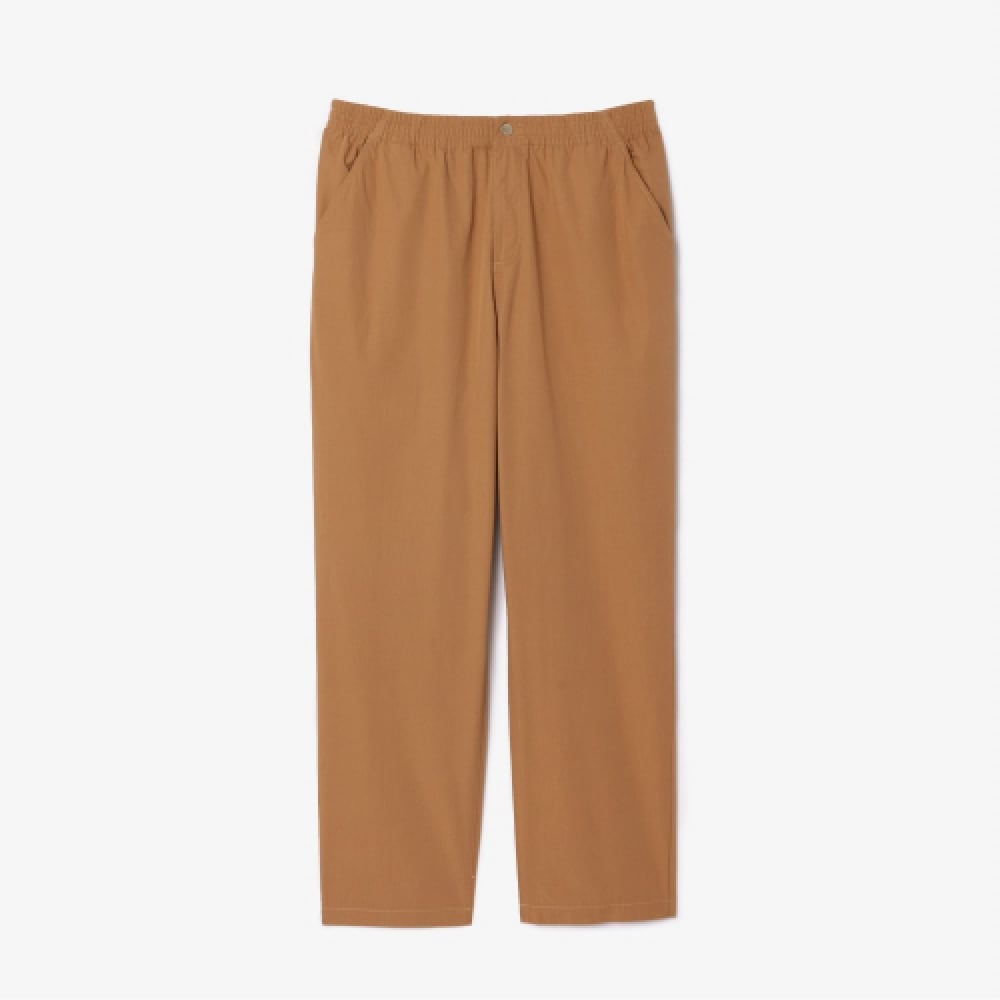 LACOSTE メンズフルバンディングリラックスフィットパンツ [ダークベージュ]