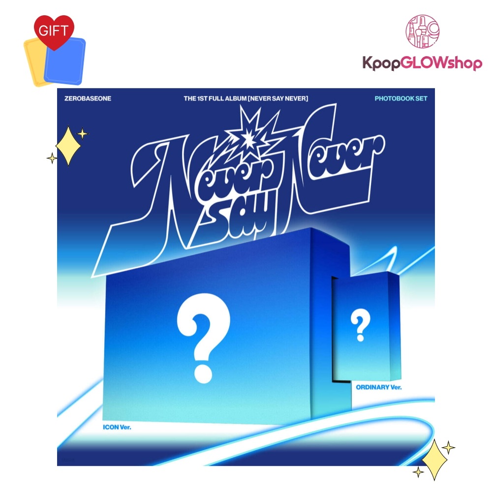 yes24 特典付 [予約] ZEROBASEONE -THE 1ST FULL ALBUM [NEVER SAY NEVER][PHOTOBOOK Ver.] 2種(ICON & ORDINARY