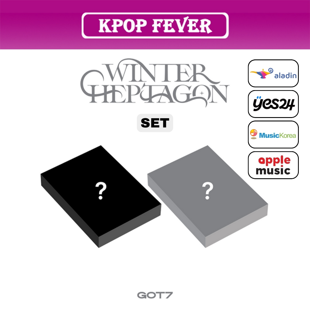 2種セット [online特典] GOT7 - [ WINTER HEPTAGON ] MINI ALBUM / STANDARD VER.