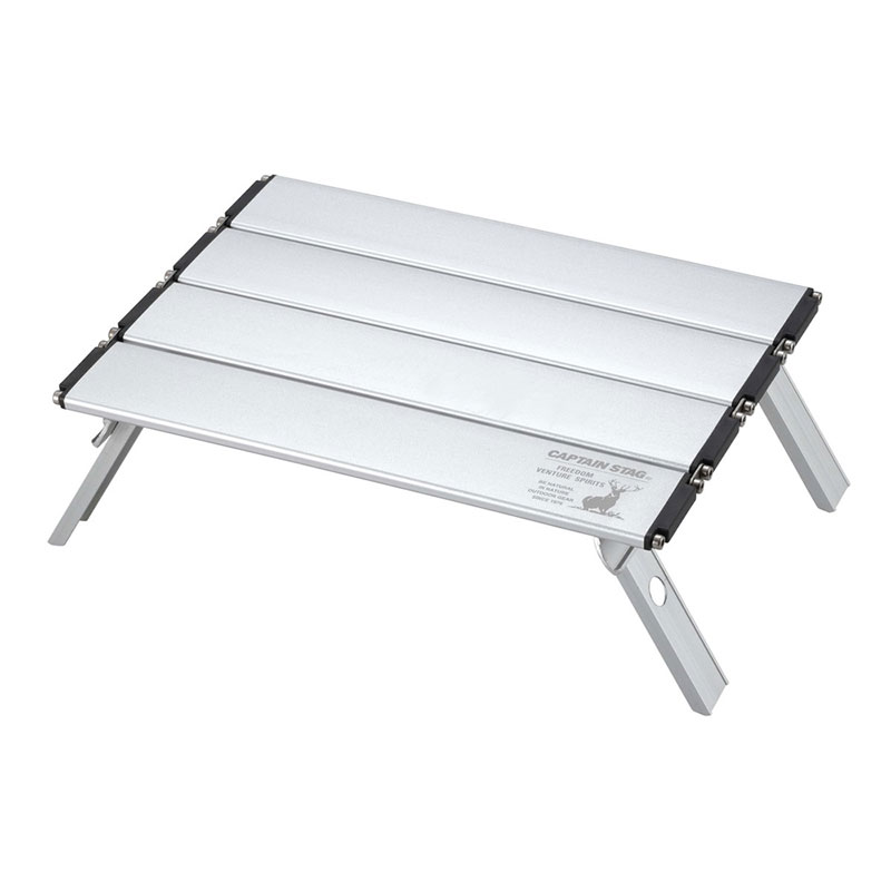 アルミロールテーブルコンパクト ナノ type2 トレッキング キャンプ用品 テーブル チェア (UC570)