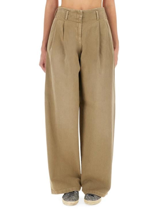 GOLDEN GOOSE Women Straight Pants GWP01203 P00207215184 BROWN