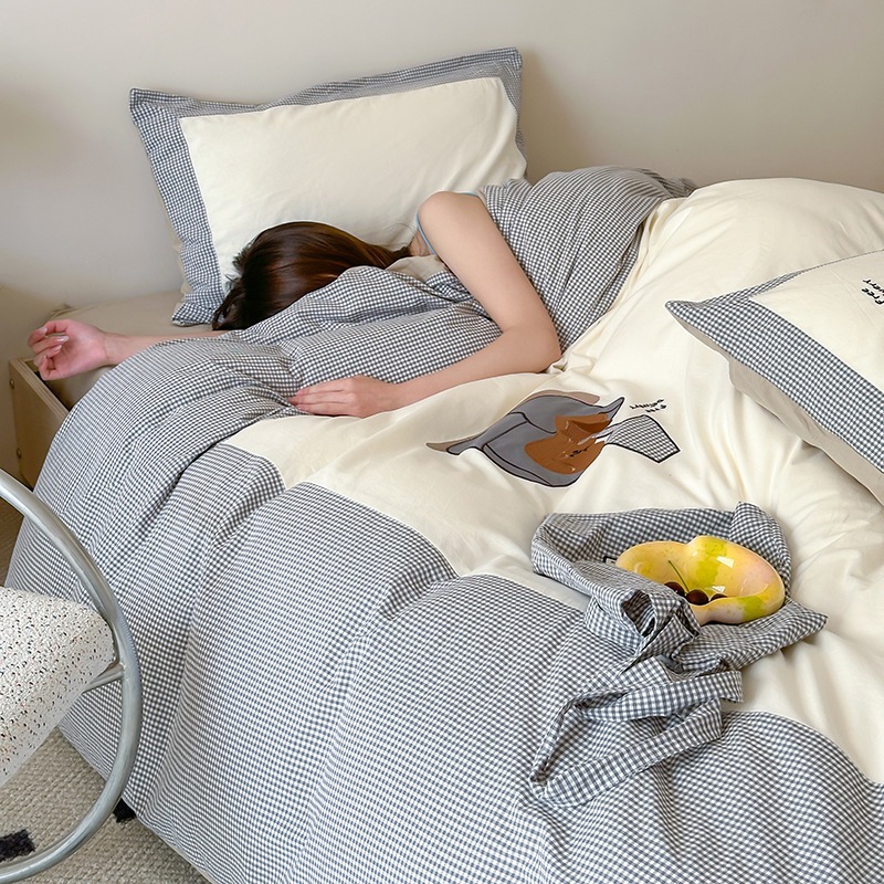 布団セット シングル 4点セット 3点セット 掛け布団 敷き布団 枕 まくら 洗える カラー リバーシブル シワになりにくい 掛布団カバー200