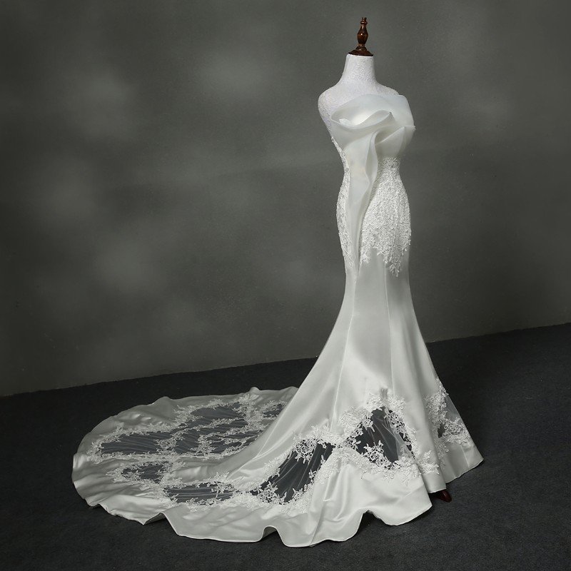 ウエディングドレス パーティードレス 安い マーメイドドレス ロングドレス 花嫁 結婚式 ブライダル 二次会 ウェディングドレス 披露宴 大きいサイズ
