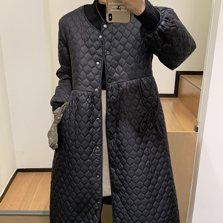 2color レディース キルティングダウンジャケット キルティング ダウンコート 46