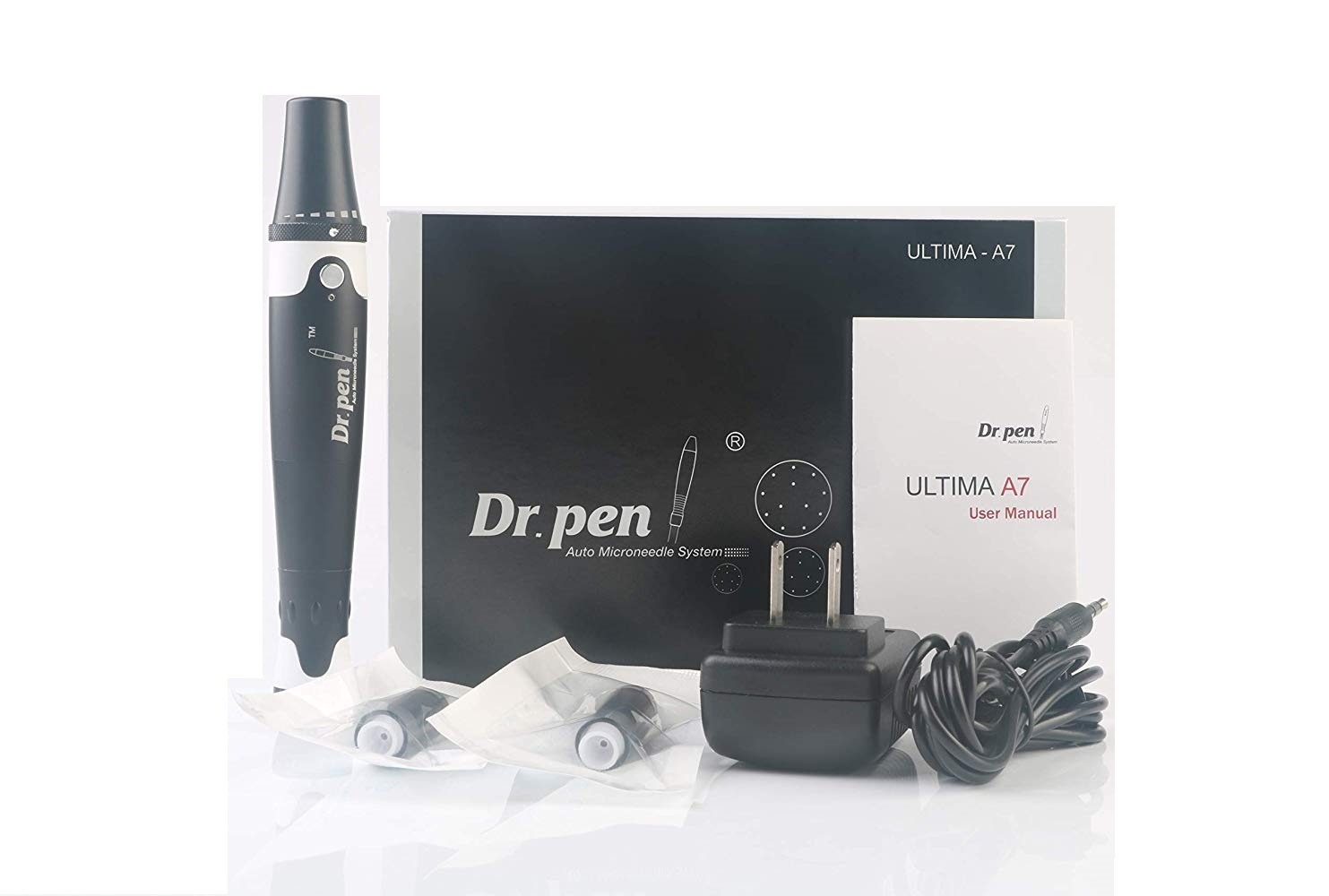 電動Dr.Pen Ultima A7マイクロニードルDerma 2本のニードルカートリッジスキンケアキットDr Pen A7美容機