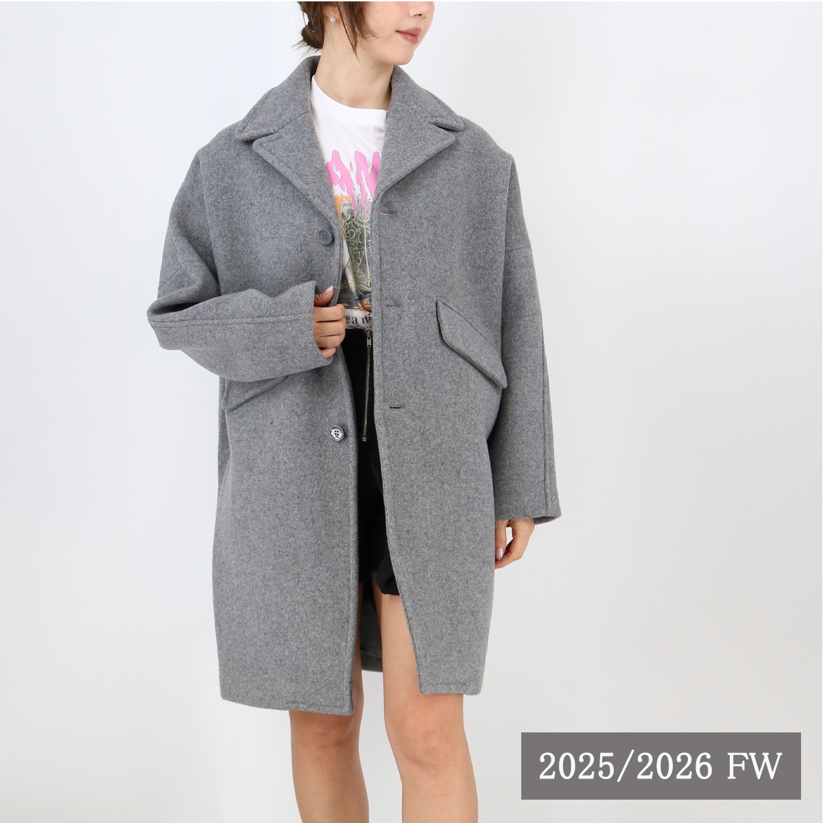 キッズ 大人もOK M60833 ウールコート ジャケット アウター ブランド