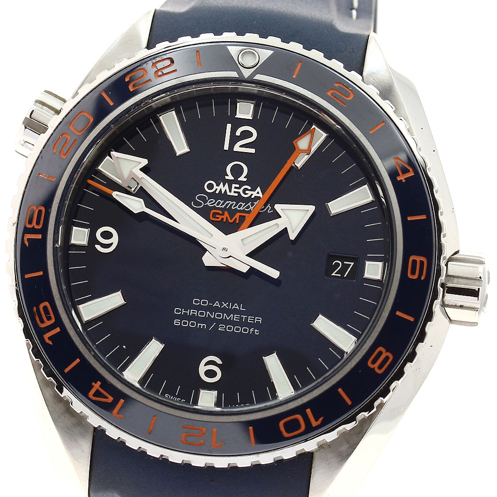 オメガ OMEGA 232.32.44.22.03.001 シーマスター プラネットオーシャン グッドプラネット 自動巻き メンズ 良品 保証書付き_878025【中古】