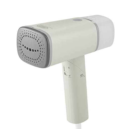 【TOFFY/トフィー】 スチームリッチハンディスチーマー(アッシュホワイト) HW-SM1 強力スチーム約20G/分 パワフル噴出 シワ伸ばし 除菌 脱臭 花粉・ダニ対策 ブラシ付き 折りたたみ収納