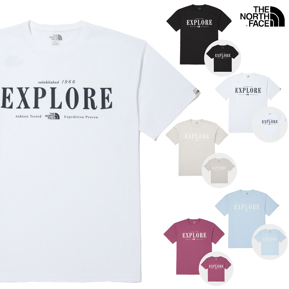 WL エクスプローラースリーブティー クルネック半袖 夏Tシャツ 無地シャツ メンズレディースEXPLORE S/S R/TEE NT7UQ09