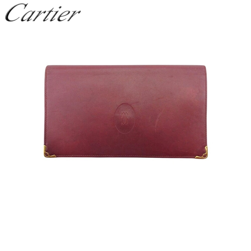 カルティエ 二つ折り 財布 長財布 メンズ可 マストライン Cartier 中古 29,180円