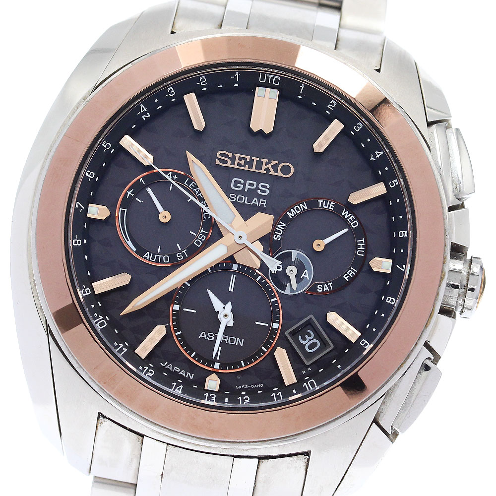 セイコー SEIKO SBXC035/5X53-0AG0 アストロン 50周年記念モデル 200本限定 ソーラー電波 メンズ _884574【中古】