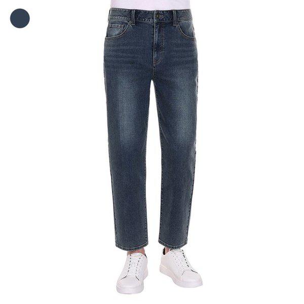 男性 MBLトーン LOOSE CROP STRAIGHT BRUSHED JEAN KO4D01C3