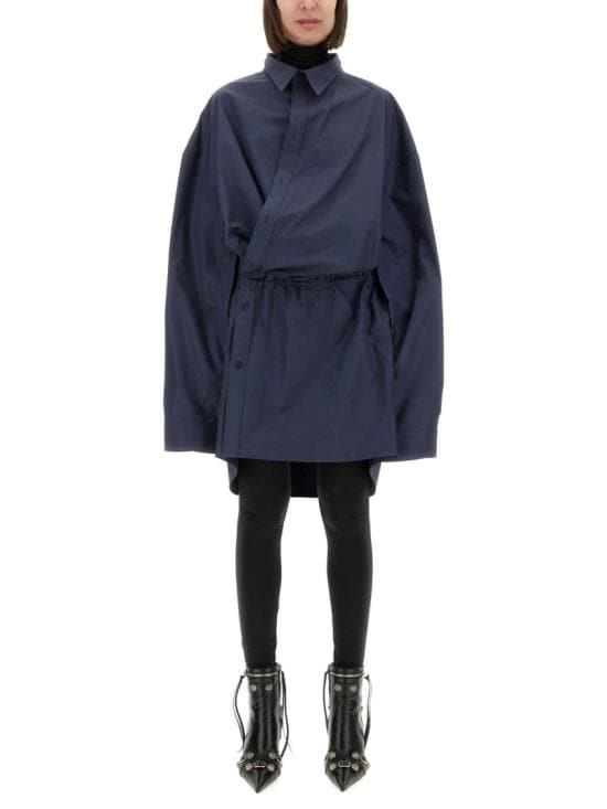 BALENCIAGA Women Dresses 814136 TRM174530 Blue