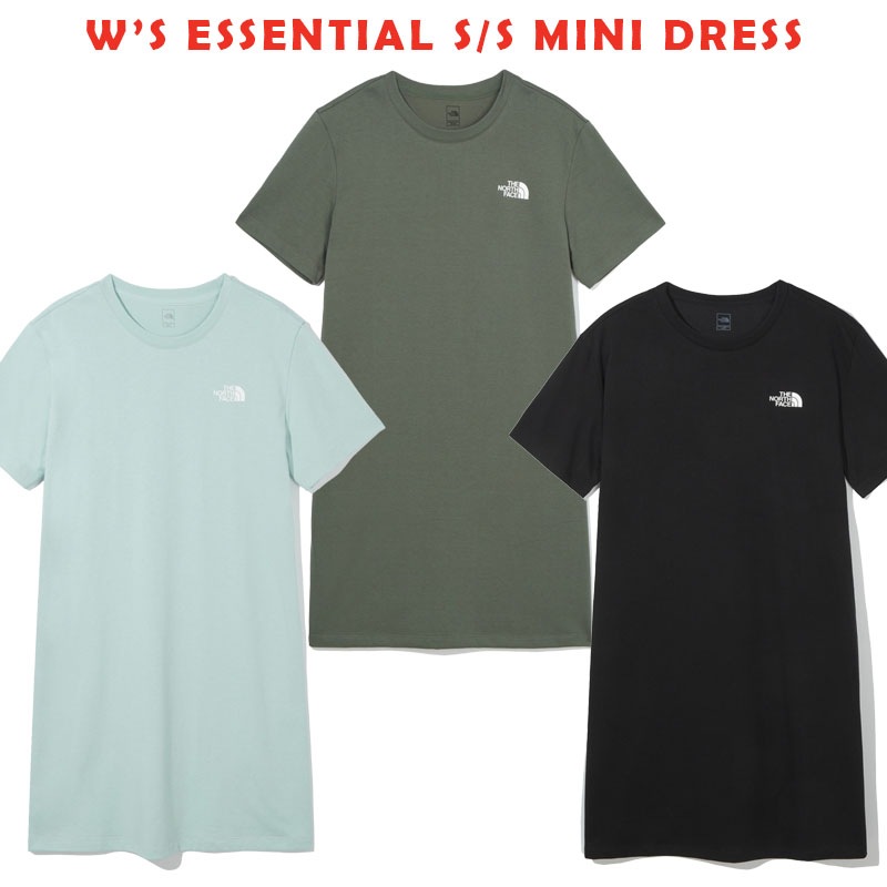 韓国正規品保証 関税負担なし NT7ZQ40A W’S ESSENTIAL S/S MINI DRESSデイリー 基本 着装 男子 女子 人気 韓国 ファッション 男女共用 アウトドア