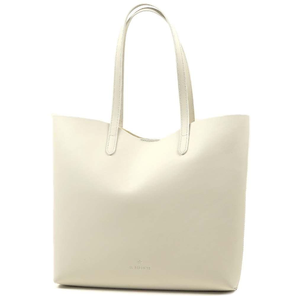 イルビゾンテ トートバッグ IL BISONTE BIANCO FOCA ROSETO ホワイト BTO140 PV0041 WH194 BTO140-PV0041-WH194