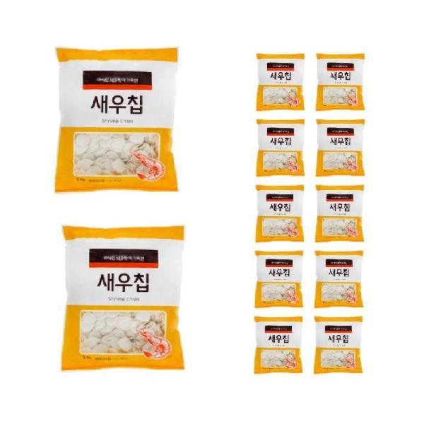 チョンジョンウォン ベストコカリッと揚げて食べるエビチップ1KG 12個