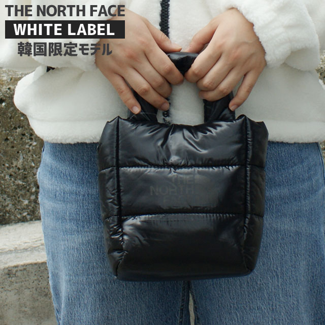 THE NORTH FACE WHITE LABEL NN2PP68J PLUMPY TOTE BAG BLACK 999-006851-011