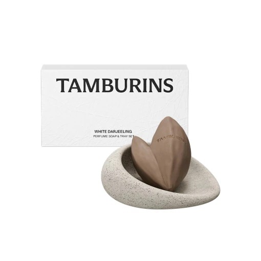 パフューム ソープ 弱酸性香水石鹸 ホワイトダージリントレイセット/石鹸115g+トレイ140*100*5mm